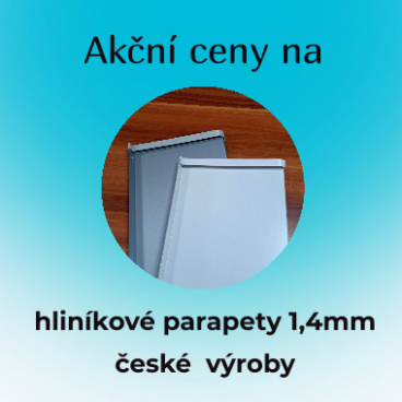 Akční ceny na AL parapety